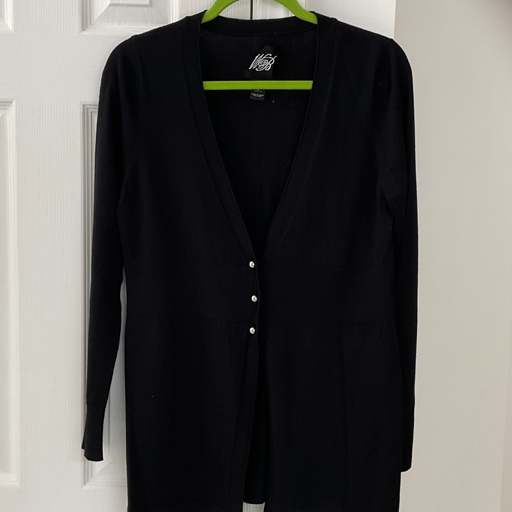 White House Black Market Elegant Black Sweater
